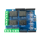 4-Channel Relay Shield (5VDC - 250V 10A)
