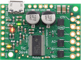 Pololu Tic 36v4 USB Multi-Interface High-Power Stepper Motor Controller (Connectors Soldered)