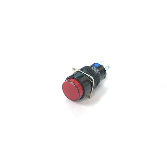 16mm Pushbutton Switch (Illuminated Red On/Off)