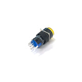 16mm Pushbutton Switch (Illuminated Yellow Momentary)