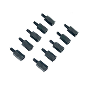 Nylon Standoff (Black M3 x 10mm, 10pcs)