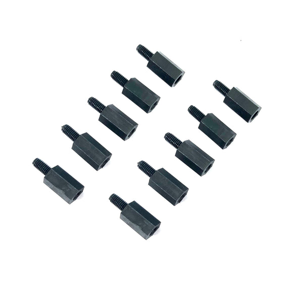 Nylon Standoff (Black M3 x 10mm, 10pcs)