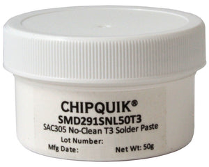 Chip Quik No-Clean T3 Solder Paste 50g (SAC305)