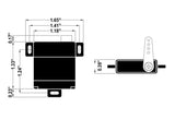 Hitec HS-125MG Slim Metal Gear Servo