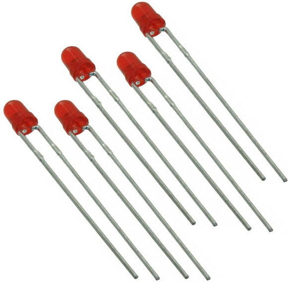 Basic 3mm LED (5x Red)