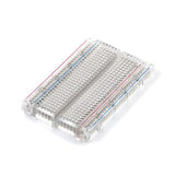 400 Tie Point Solderless Breadboard with Self-Adhesive (Clear)