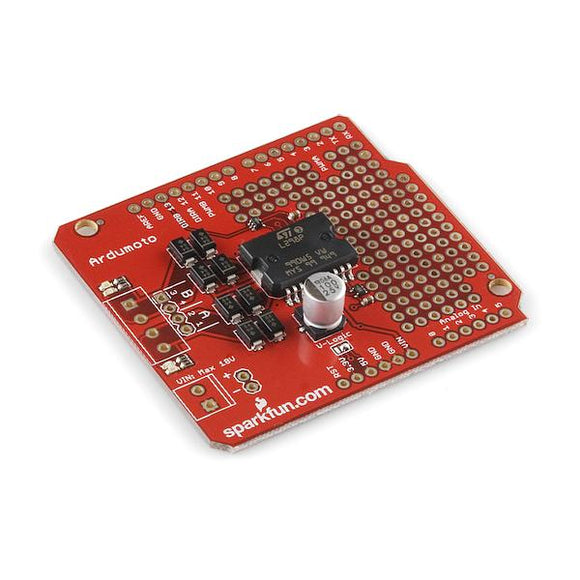 SparkFun Ardumoto Motor Driver Shield (2A 46V /ch)