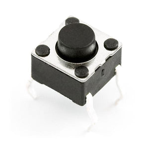 Momentary Push Button/Tactile Switch (Mini 6mm Square 4 Legs)