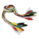 Alligator Test Leads (10 Pack Multi-coloured)