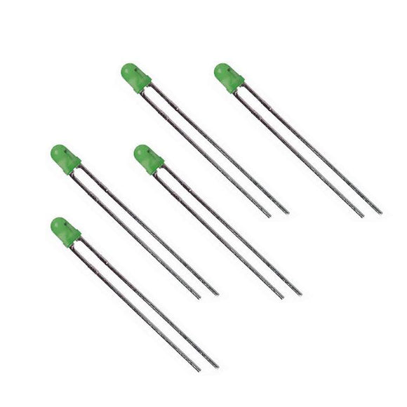 Basic 3mm LED (5x Green)