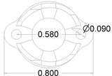 Pololu Ball Caster with 1/2" Plastic Ball