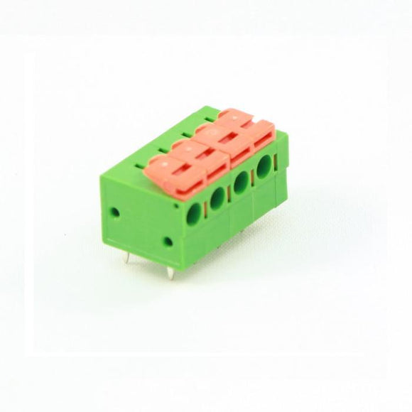 Screwless Terminal Block: 4-Pin, 0.2