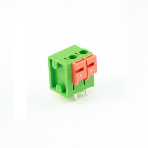 Screwless Terminal Block: 2-Pin, 0.2