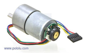 Pololu 67:1 Metal Gearmotor 37Dx54L mm with 64 CPR Encoder