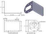 Pololu 37D mm Metal Gearmotor Bracket Pair