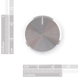Silver Metal Knob (14x24mm)