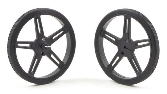 Pololu Wheel 70x8mm Pair (Black)