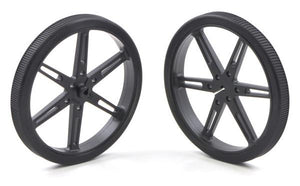 Pololu Wheel 80x10mm Pair (Black)