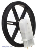Pololu Wheel 80x10mm Pair (Black)