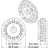 Pololu Wheel 42x19mm Pair